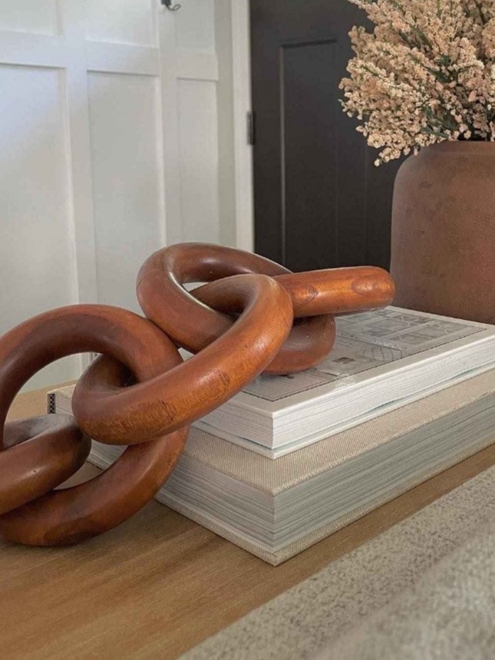 Studio Mcgee Teak Wood
Chain Decor